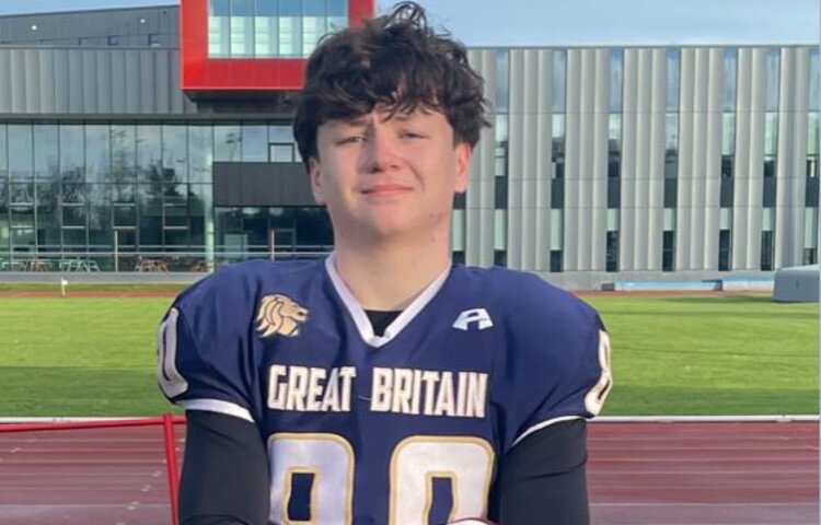 Image of Sam Selected for American Football GB Squad!