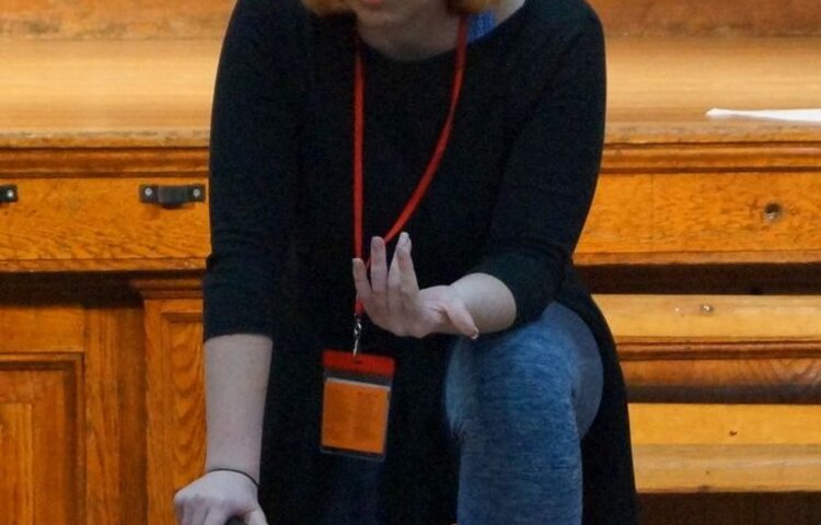 Image of Rebecca Eastham acting and musical theatre workshop