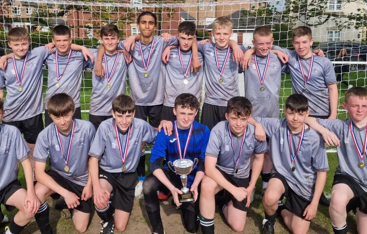 Image of Year 9 are South Ribble Cup Winners!!